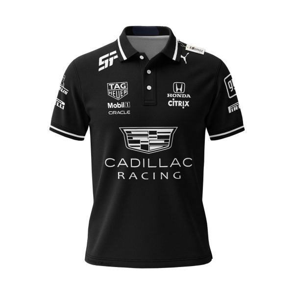 Checo Perez F1 Playera Cadillac Custom Polo Shirt - 7