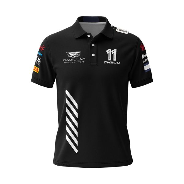 Checo Perez F1 Playera Polo Cadillac 2026 Custom Polo Shirt - 6
