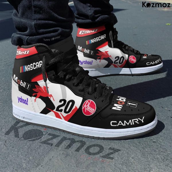Christopher Bell Custom Shoes Mobil 1 Camry Livery 2024 Livery #20 Racing Shoes - 5