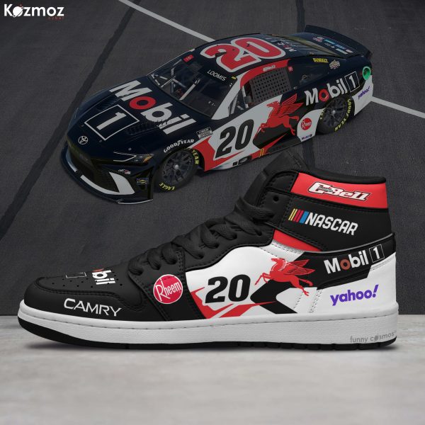 Christopher Bell Custom Shoes Mobil 1 Camry Livery 2024 Livery #20 Racing Shoes - 6