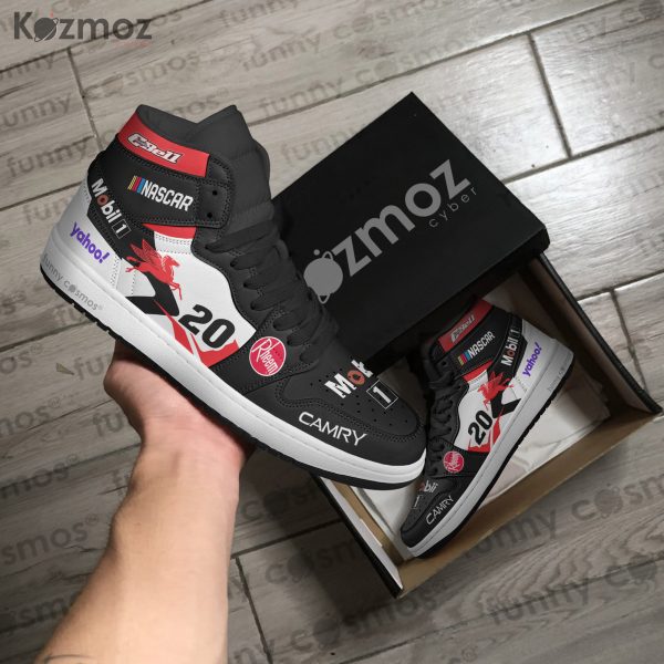 Christopher Bell Custom Shoes Mobil 1 Camry Livery 2024 Livery #20 Racing Shoes - 7