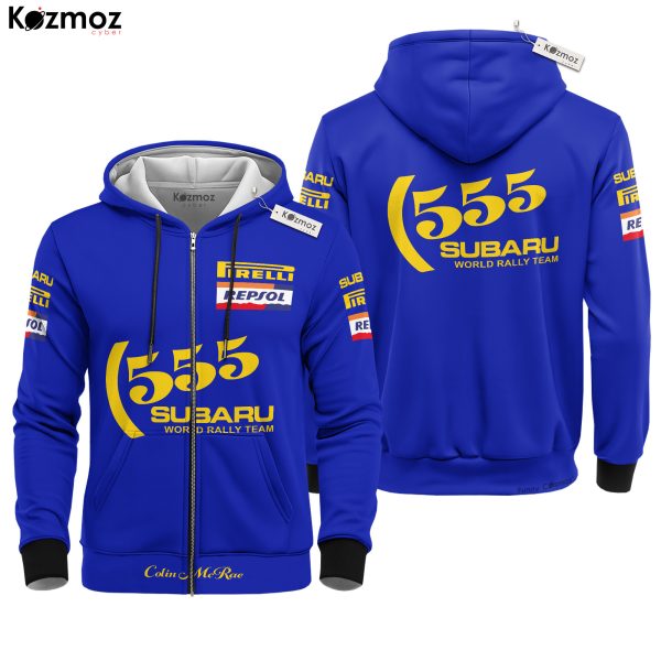 Colin McRae Racing Costume Subaru 555 Style Rally Suit Collection - Subaru Rally Team - 8