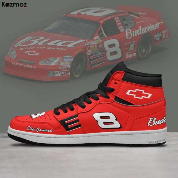 Dale Earnhardt Custom Shoes Budweiser #8 Livery 2004 Livery Jr. Racing Shoes - 6