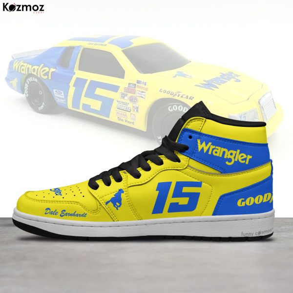 Dale Earnhardt JD1 Sneakers RCR Wrangler #15 #3 Livery 1984 Custom Racing Shoes - 6
