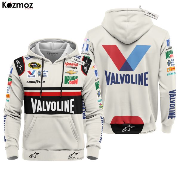 Dale Earnhardt Jr Racing Firesuit Costume Darlington Race Used Valvoline 2015 Collection - Hendrick Motorsports NASCAR Racing Team - 7