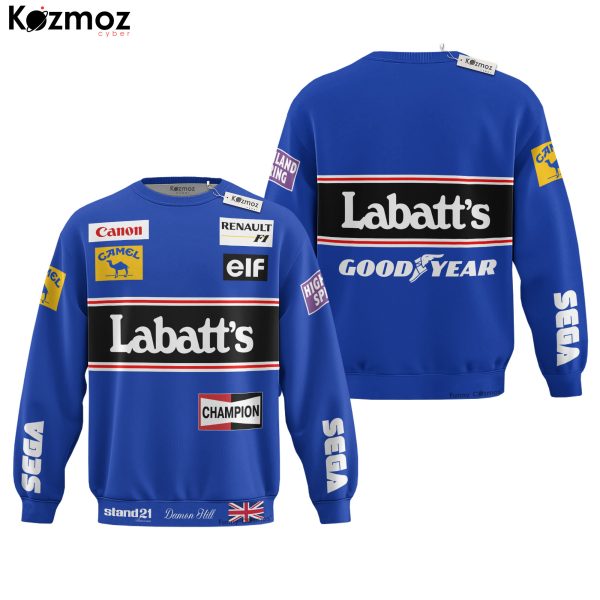 Damon Hill Racing Suit Canon 1993 Collection - Williams Renault Team - 9