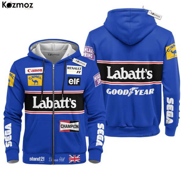 Damon Hill Racing Suit Canon 1993 Collection - Williams Renault Team - 8