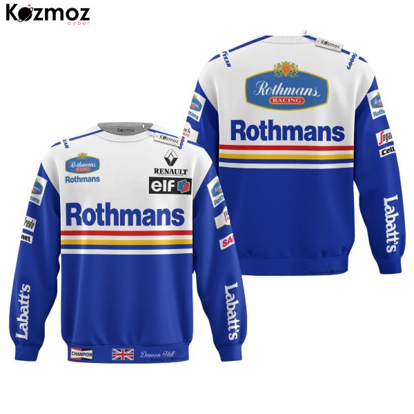 Damon Hill Racing Suit Rothmans 1996 Collection - Williams Renault Team - 9
