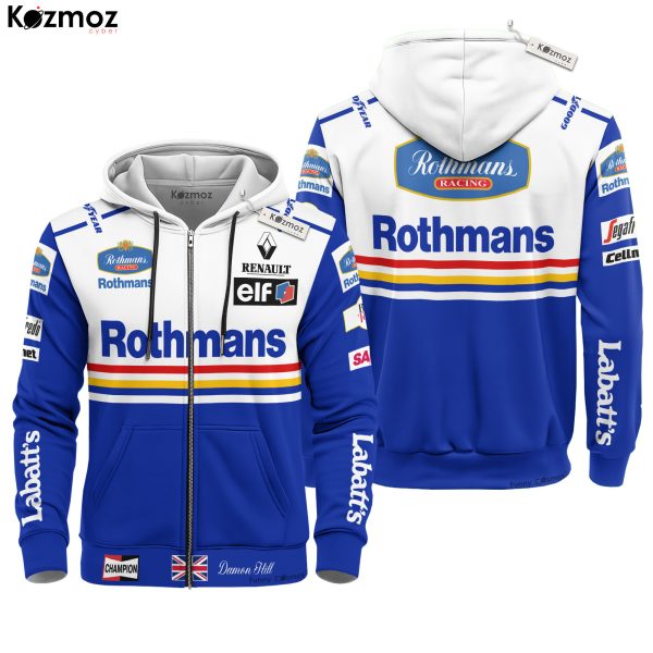 Damon Hill Racing Suit Rothmans 1996 Collection - Williams Renault Team - 8