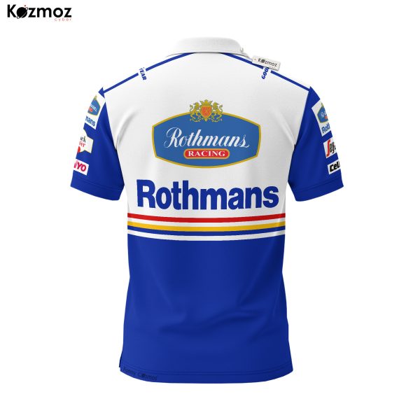 Damon Hill Williams Racing Polo Shirt - 1996 Motorsport Teamwear - 7