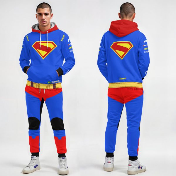 David Coulthard RBR Monaco JP Racing Suit 2006 Superman Livery Costume Racing Suite - 11