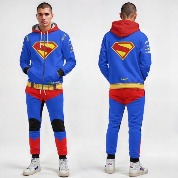 David Coulthard RBR Monaco JP Racing Suit 2006 Superman Livery Costume Racing Suite - 8