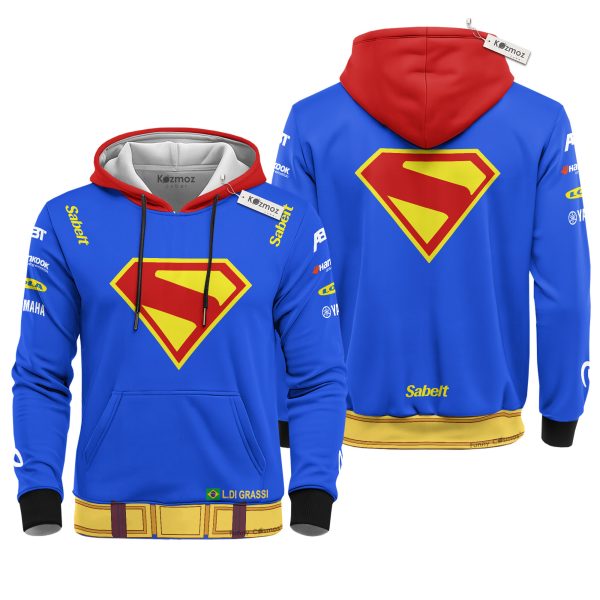 David Coulthard RBR Monaco JP Racing Suit 2006 Superman Livery Costume Racing Suite - 9