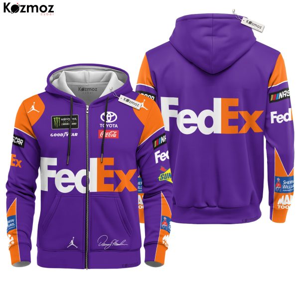 Denny Hamlin Racing Suit FedEx 2020 Collection - NASCAR Racing Team - 18
