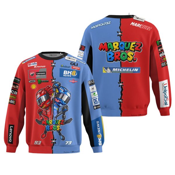 Ducati x Gresini - Marquez Bros MotoGP Collab Edition Costume Racing Suit - 11