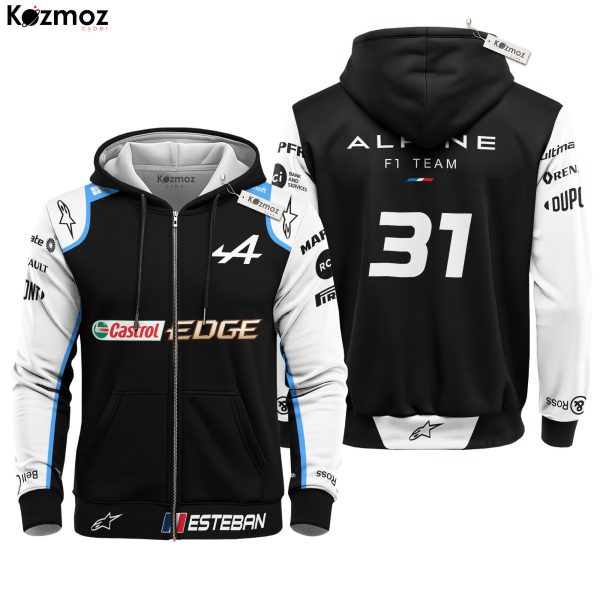 Esteban Ocon Racing Costume 2021 Race Used Alpine Racing Team - 8