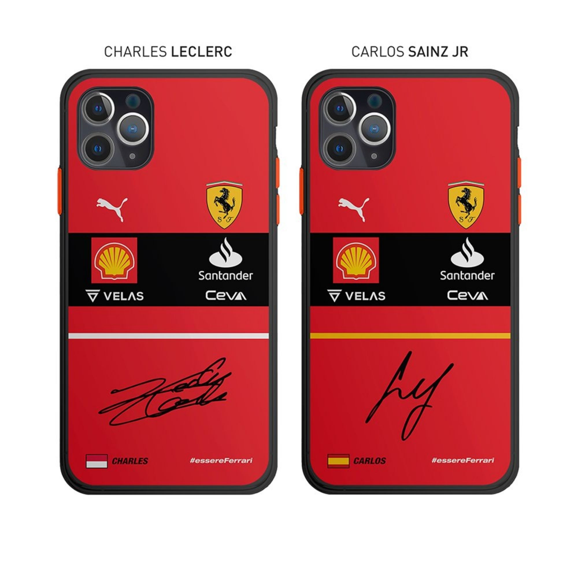 F1 Scuderia Fer F1-75 Edition v2 - Custom phone case for iPhone
