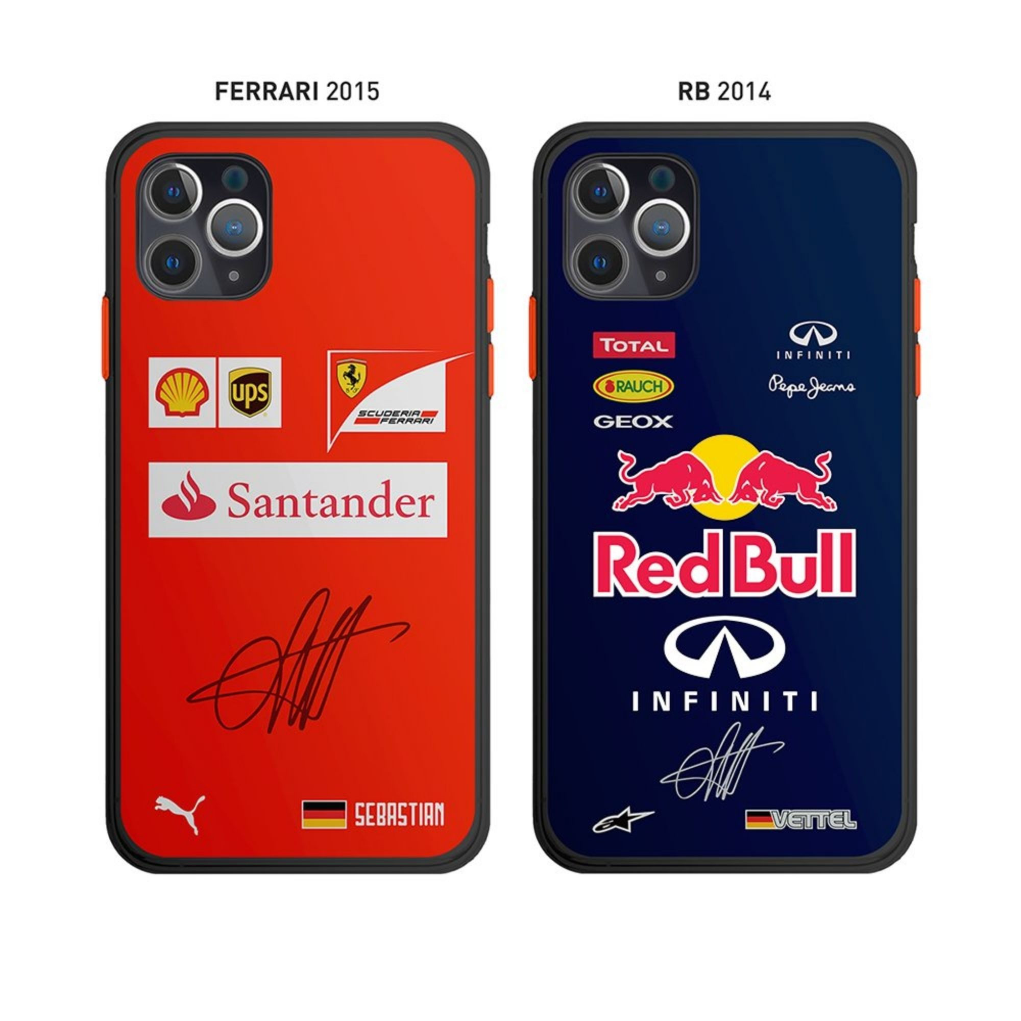 Ferr Sebastian Vettel 14 15 Edition - Custom phone case for iPhone