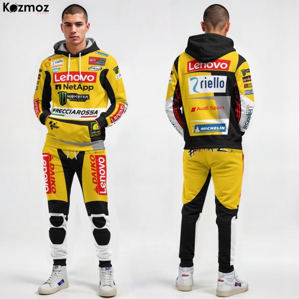 Francesco Bagnaia Racing Costume 2023 Yellow Livery Collection - Ducati MotoGP Racing Team - 18