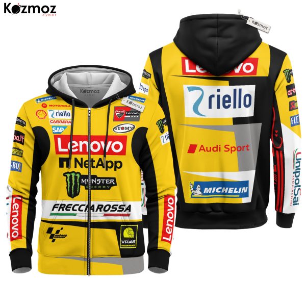 Francesco Bagnaia Racing Costume 2023 Yellow Livery Collection - Ducati MotoGP Racing Team - 11