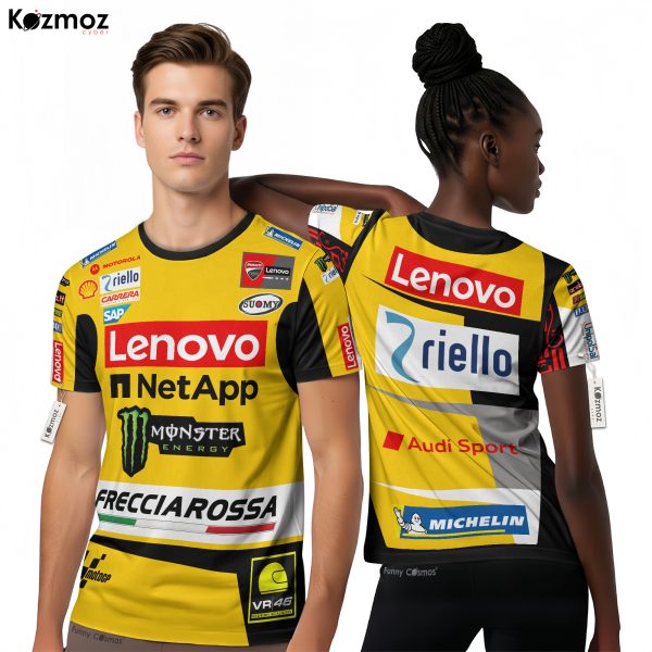 Francesco Bagnaia Racing Costume 2023 Yellow Livery Collection - Ducati MotoGP Racing Team - 16