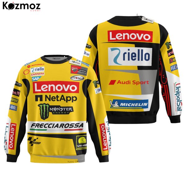 Francesco Bagnaia Racing Costume 2023 Yellow Livery Collection - Ducati MotoGP Racing Team - 12