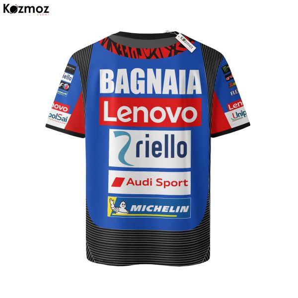 Francesco Bagnaia Racing Costume 2024 Blue Livery Collection - Ducati MotoGP Racing Team - 14