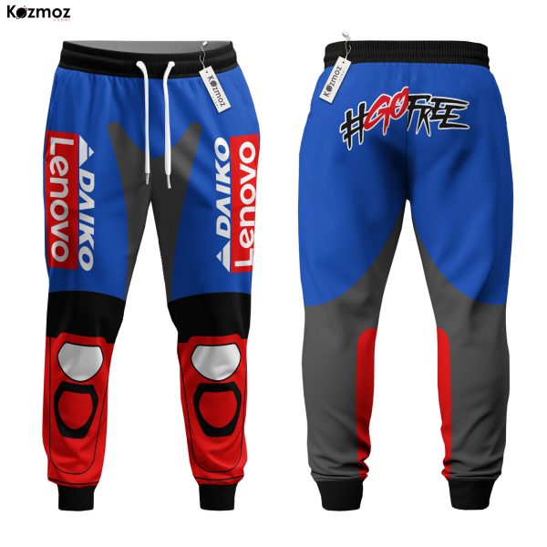 Francesco Bagnaia Racing Costume 2024 Blue Livery Collection - Ducati MotoGP Racing Team - 12
