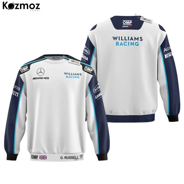 George Russell Racing Costume 2021 OMP Collection - Williams Racing Team - 9