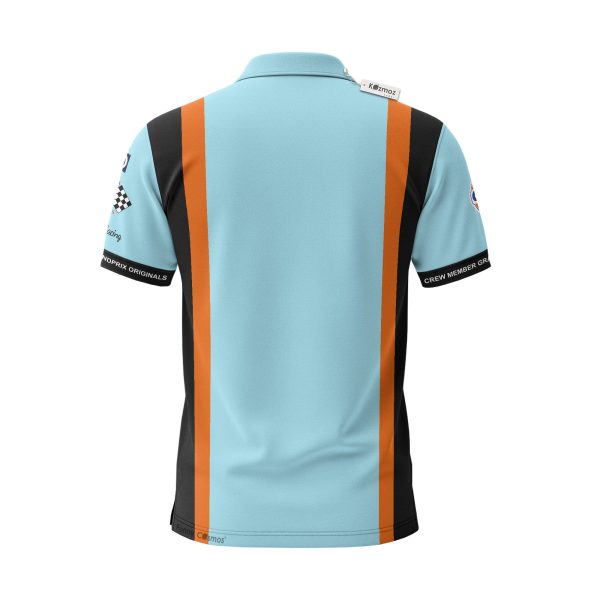 Gulf Racing Team Edition Custom Polo Shirt - 7