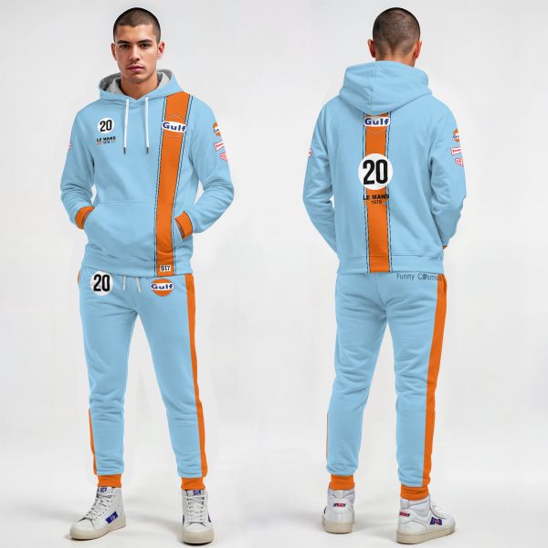 Gulf Steve McQueen Le Mans Porsh 917 Racing Costume Racing Suit - 14