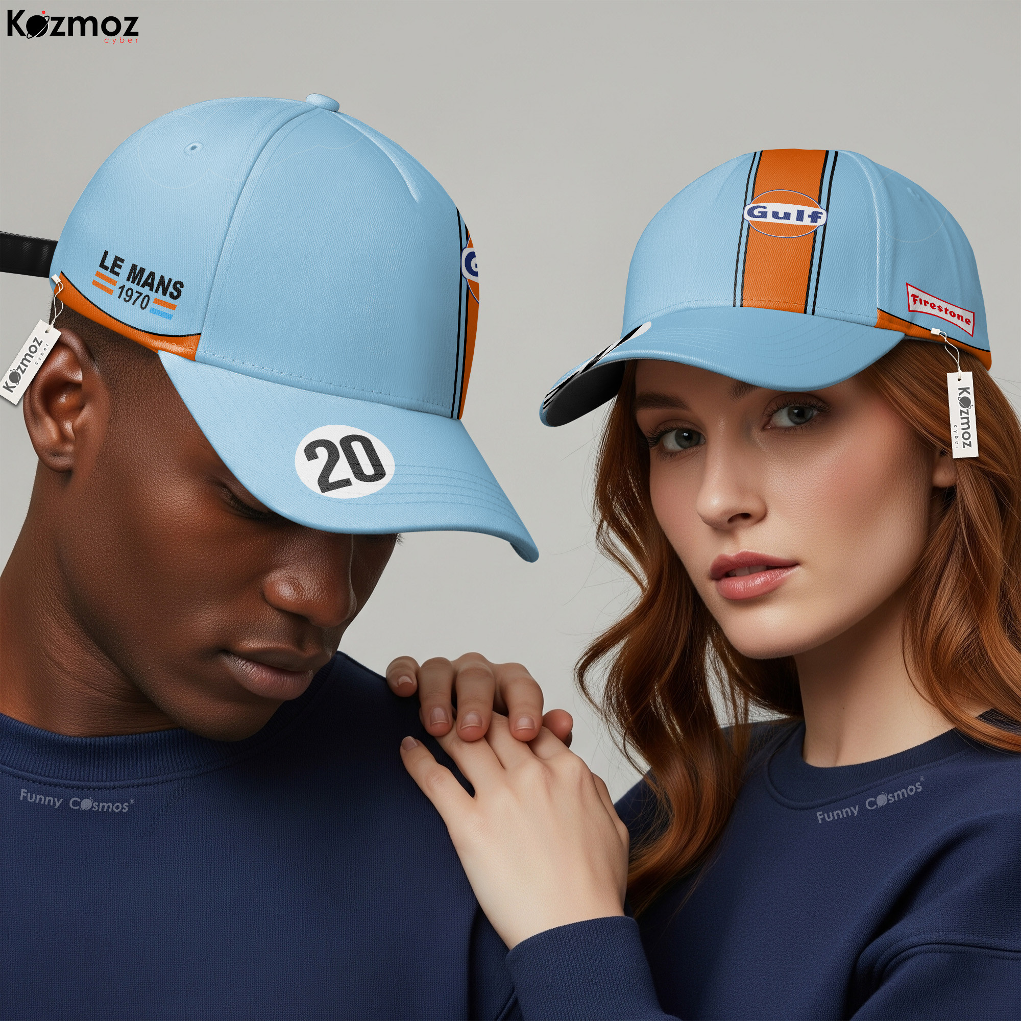 Gulf Steve McQueen Le Mans Porsh 917 Racing Hat - 4