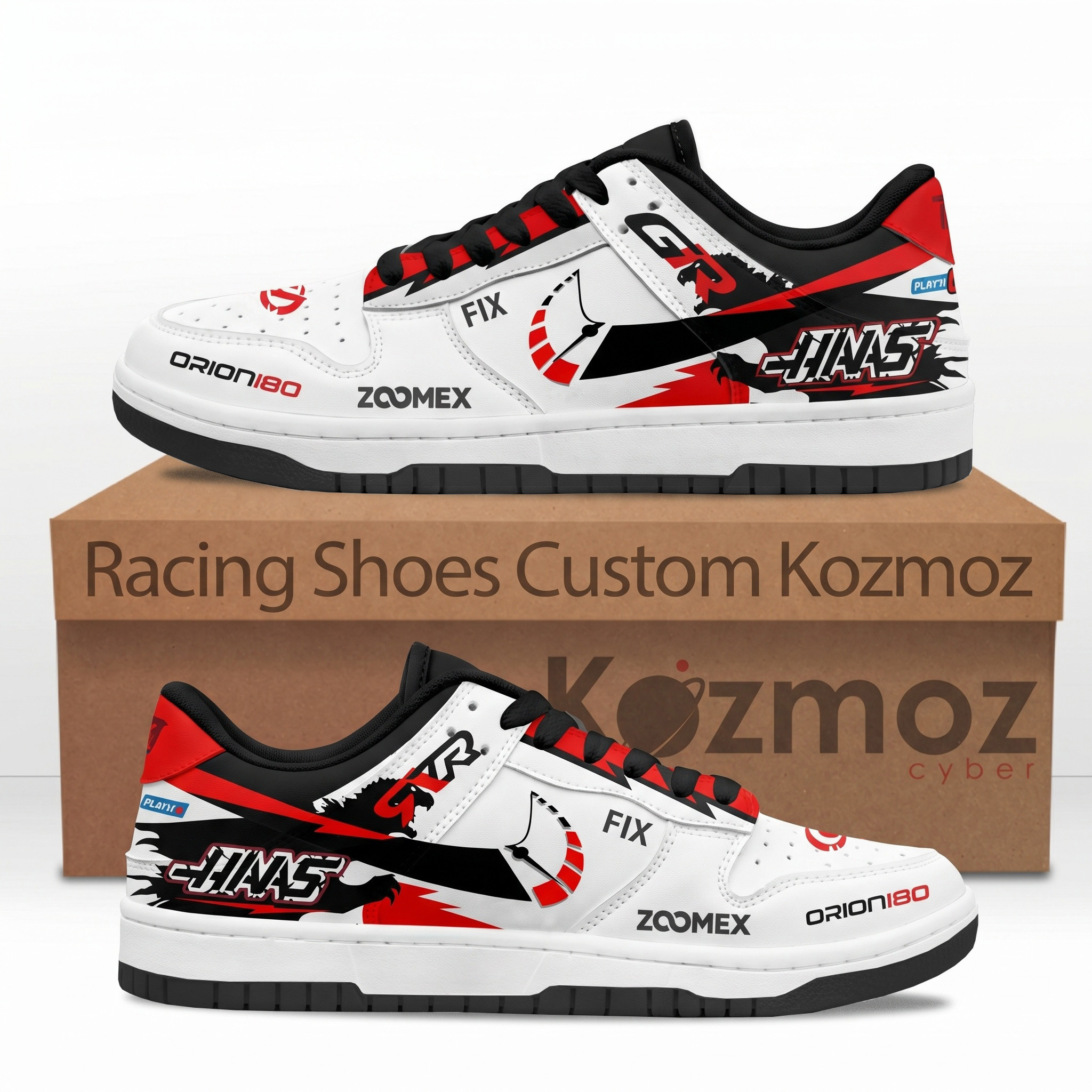 Haas Japanese Livery F1 2026 Custom Racing SB Dunk - 10