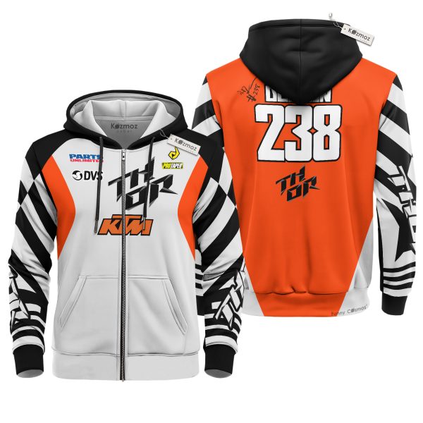 Haiden Deegan 238 KTM Motocross 2024 Supercross Costume Racing Suit - 9