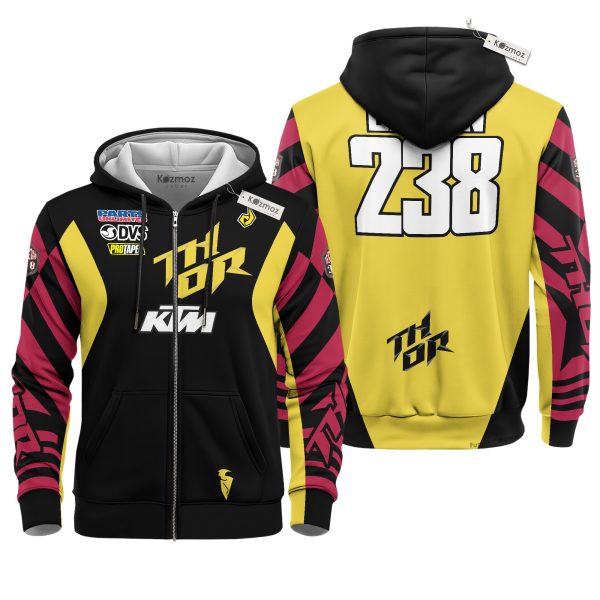 Haiden Deegan KTM Yellow 2021 AMA Supercross Costume Racing Suit - 9