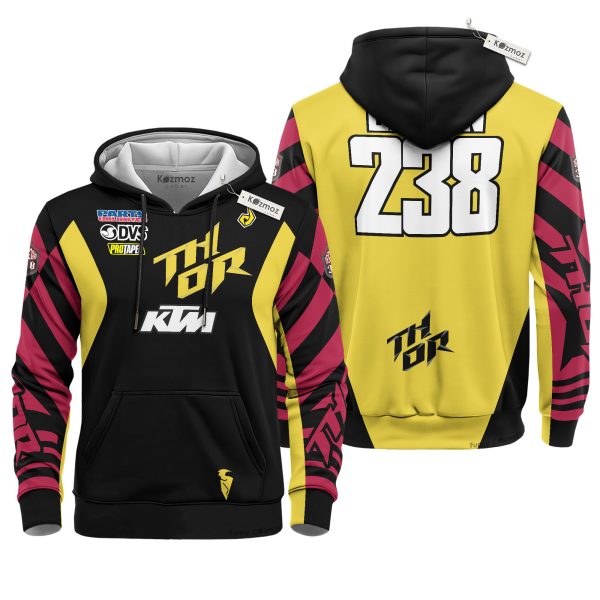 Haiden Deegan KTM Yellow 2021 AMA Supercross Costume Racing Suit - 8