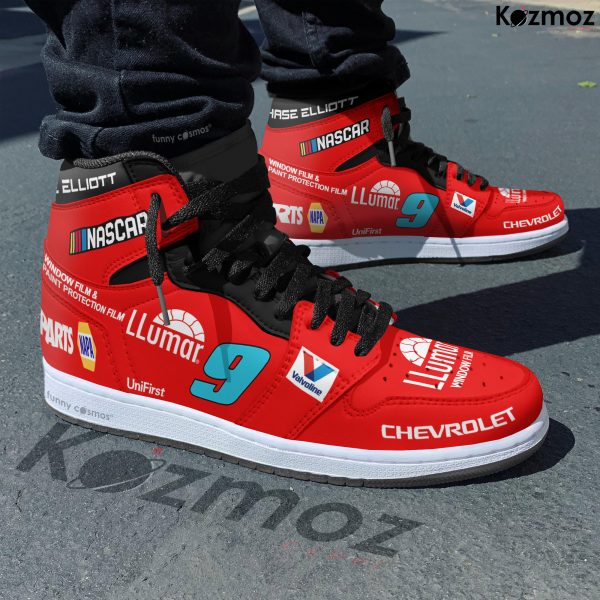 Hendrick Motorsports Chase Elliott Custom Shoes LLumar Camaro 2024 Racing Shoes - 5
