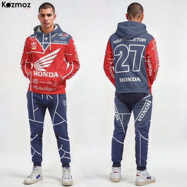 Honda HRC Motocross Hoodie Racing Costume - HRC Racing Team - 13