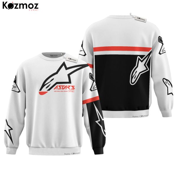 Hoodie Alpinestars Sweater Astars, Alpinestars ,One Goal One Vision Racing Uniform - 15