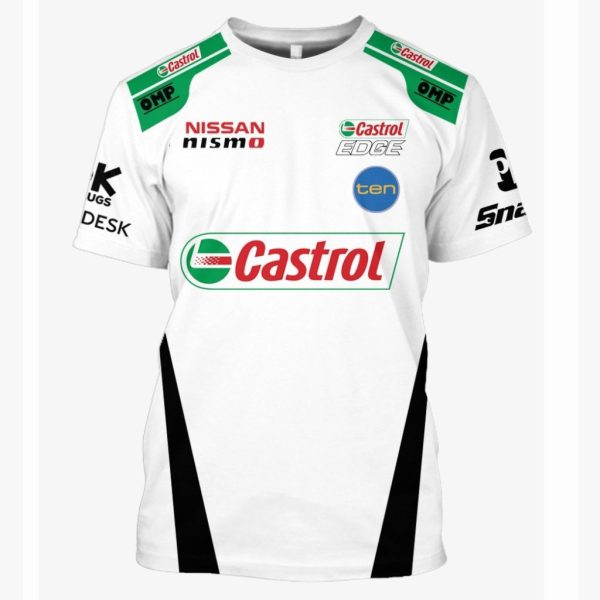 Hoodie Nissan Nismo Sweater Castrol Nissan, Nissan Nismo, Ten, Castrol Edeg, Omp Racing Uniform - 8