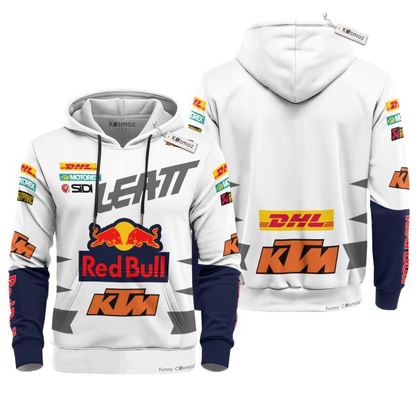 Hoodie Red Bull Ktm Sweater Red Bull, Ktm, Leatt, Motorex, Sidi, Dhl Racing Uniform - 25
