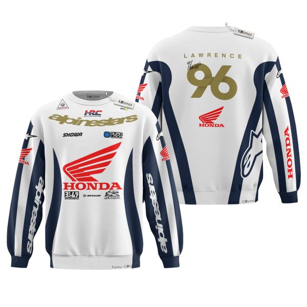 Hunter Lawrence Honda HRC AMA Supercross 2024 Costume Racing Suit - 10