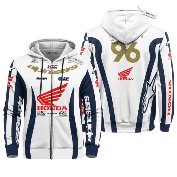 Hunter Lawrence Honda HRC AMA Supercross 2024 Costume Racing Suit - 9