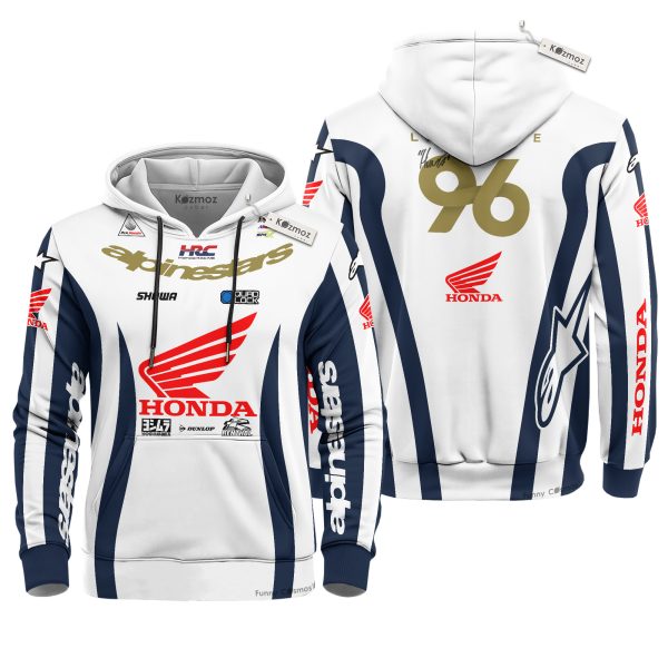 Hunter Lawrence Honda HRC AMA Supercross 2024 Costume Racing Suit - 8