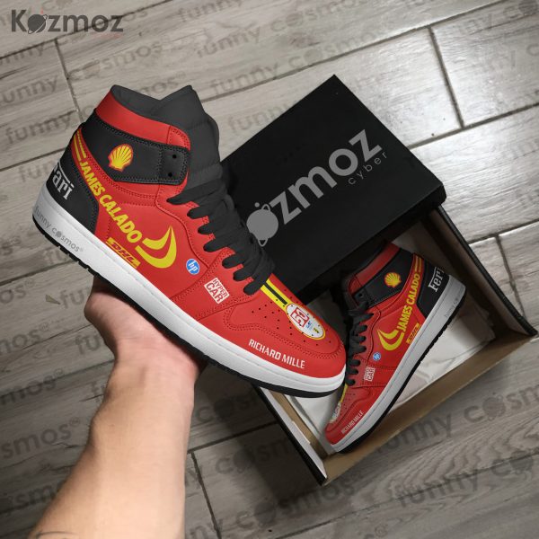 James Calado SF Custom Shoes 499P Hypercar LMH Livery 2023 JD1 Racing Shoes - 7