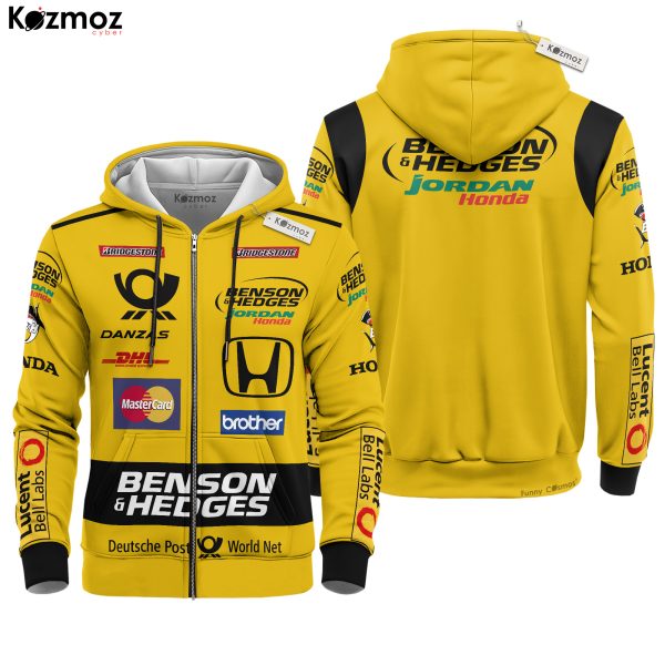 Jarno Trulli Shirt Hoodie Racing Costume Clothes Grand Prix - 13