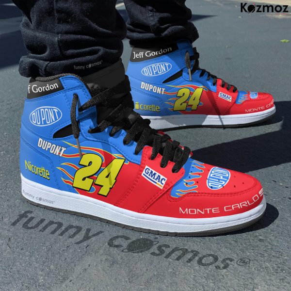 Jeff Gordon Hendrick Motorsports Custom Shoes No.24 DuPont Monte Carlo Livery 2004 Livery Racing Shoes - 5