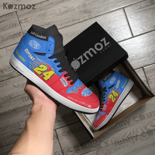 Jeff Gordon Hendrick Motorsports Custom Shoes No.24 DuPont Monte Carlo Livery 2004 Livery Racing Shoes - 7