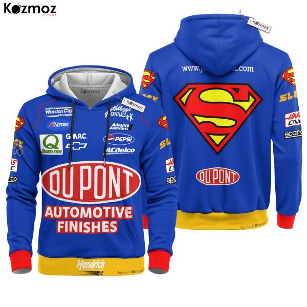 Jeff Gordon Racing Costume No. 24 Race-Used Superman Firesuit Collection - Hendrick Motorsports NASCAR Racing Team - 7