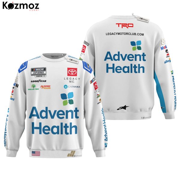 Jimmie Johnson Racing Costume 2024 Advent Health Collection - Legacy Motor Club NASCAR Racing Team - 9
